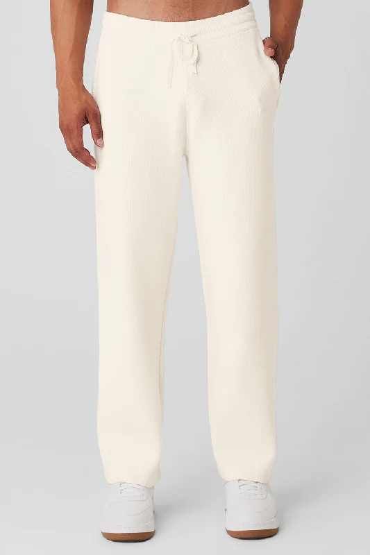 Scholar Straight Leg Sweatpant - Ivory