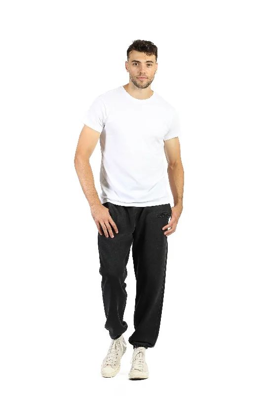 Men’s Premium Fleece relaxed Sweatpants In vintage black