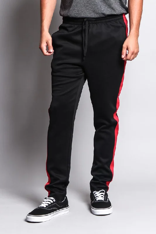 Slim Fit Striped Track Pants