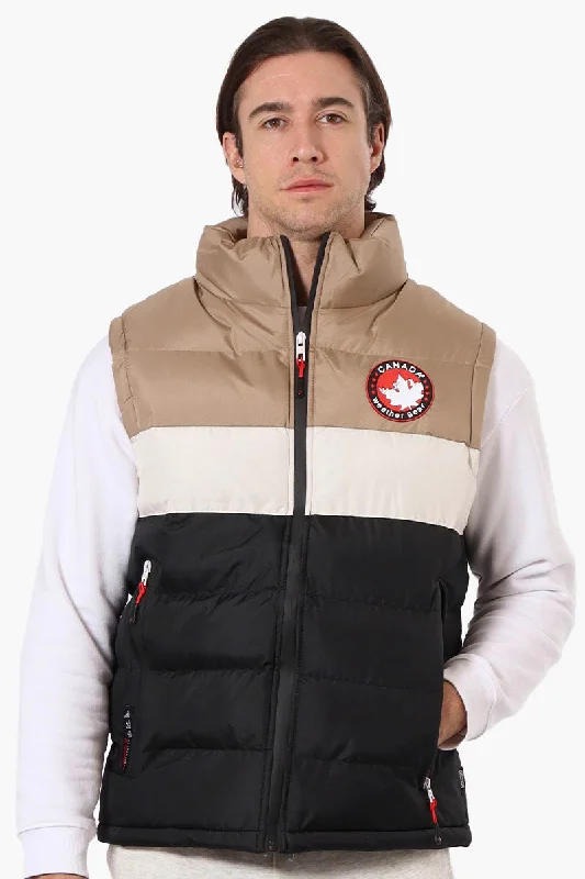 Canada Weather Gear Colour Block Vest - Beige