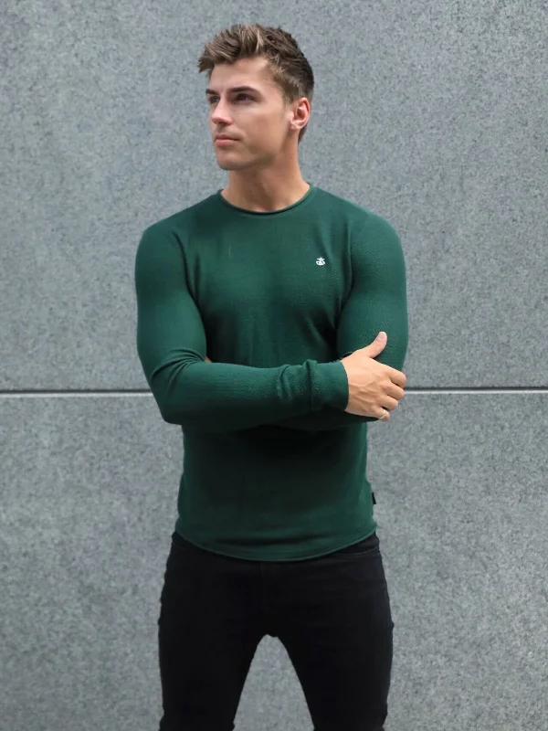 Mason Knit Sweater - Dark Green