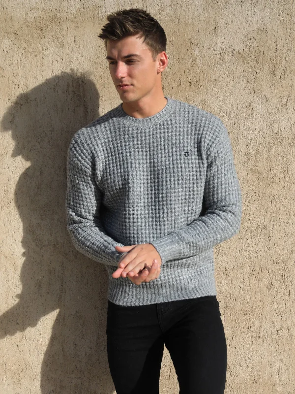 Burford Knit Sweater - Grey