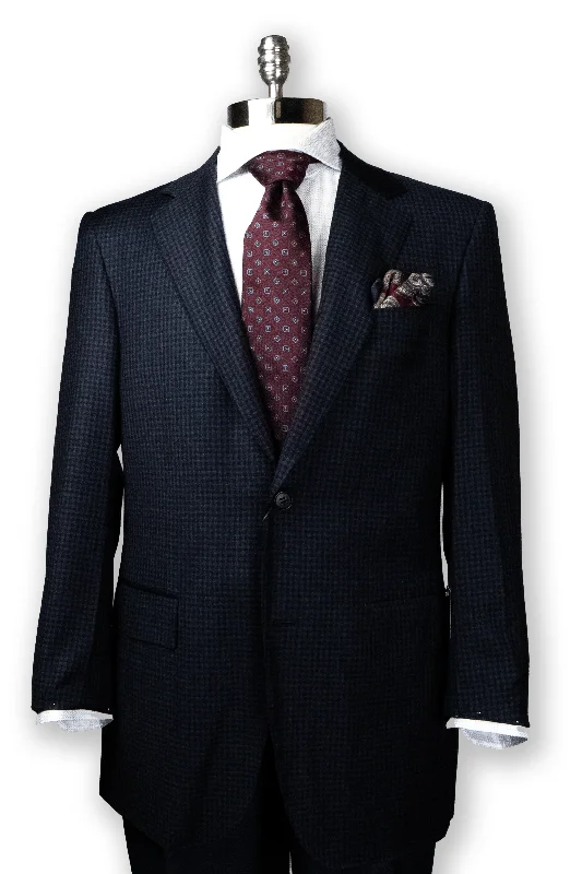 CANALI NAVY CHK SPORT COAT