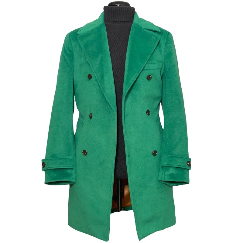 Cigar "Brentwood" 3/4 Length DB Peacoat (Green)