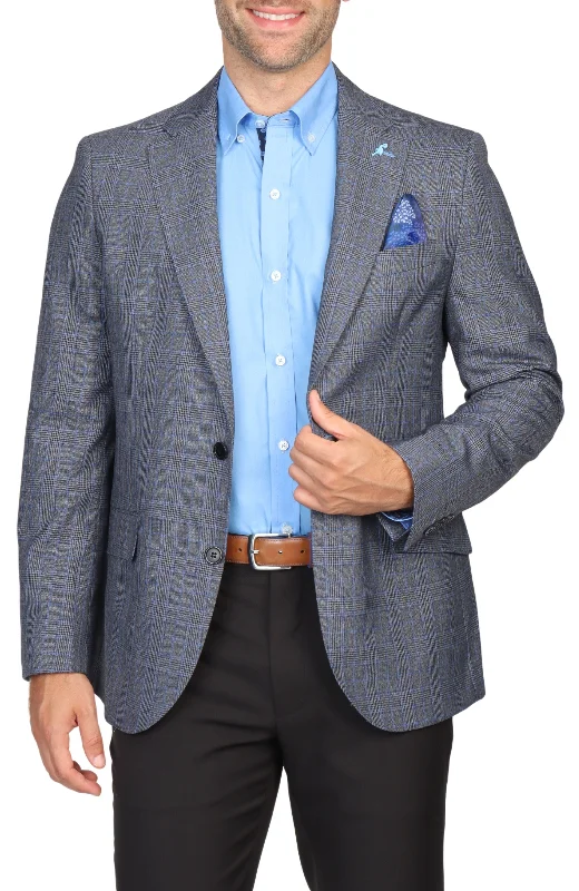 Signature Charcoal Glen Plaid Sport Coat