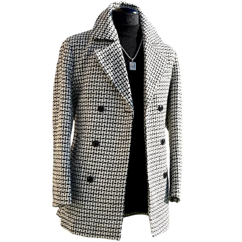 Lanzino "Dublin" DB Peacoat (Black/White)